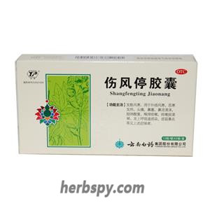 Shangfengting Jiaonang for cold or upper respiratory tract infection